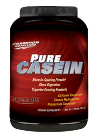 CHAMPION NUTRITION: Pure Casein Chocolate Powder 707 g