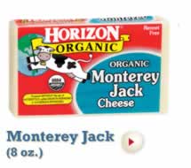BAR CHEESE,OG,MONT JACK Case of 12 / 8 OZ from Horizon Organic Dairy