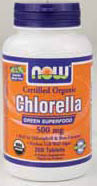 Chlorella 500mg certified organic, 200 Tabs