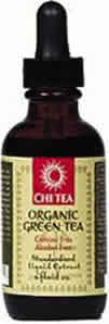 Organic Green Tea Caffeine Alcohol Free Standardized 2 fl oz Liquid Extract from Chi Tea