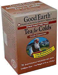 Tea for Colds 15 bags from GOOD EARTH TEAS