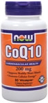 NOW: CoQ10 200mg Vegetarian 60 Vcaps