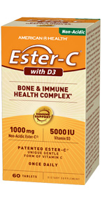 AMERICAN HEALTH: ESTER-C 1000mg With D3 5000IU 60T