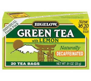 DECAF TEA,GREEN Case of 6 / 20 BAG from Bigelow Tea