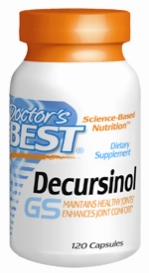 Decursinol-GS 125 mg Decursinol-50 plus 375 mg of Glucosamine sulfate 120 caps from Doctors Best