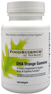 Dha orange gummies, 120 chewable soft gels