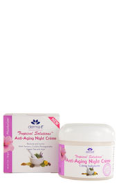 Derma e - Tropical solutions anti-aging night creme 2 oz