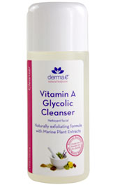 Derma e - Vitamin a glycolic cleanser 6 oz