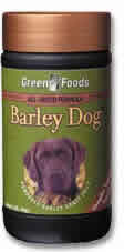 GREEN FOODS CORPORATION: Barley Dog 3 oz
