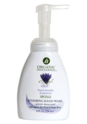 ORGANIC INDULGENCE: French Lavender and Plumeria Foaming Hand Wash 8 oz