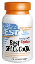 Best GPLC & CoQ10 featuring GlycoCarn 30 Vcaps from Doctors Best