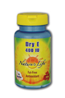 Dry vitamin e 400iu, 50 caps