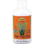 Organic Aloe Vera Juice Orange-Mango Flavor 32 oz from DYNAMIC HEALTH LABORATORIES INC