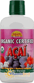 Organic Certified Acai Juice Blend 33.8 oz from DYNAMIC HEALTH LABORATORIES INC