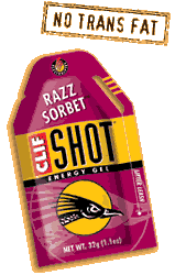 CLIF SHOT RAZZ SORBET 24/BX 24/box from CLIF BAR, INC.