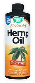 Health from the sun - Efagold hemp oil 8 oz