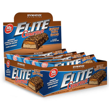 Dymatize - Elite gourmet bar carm tof 12 1