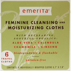 EMERITA: Feminine Cleansing And Moisturizing Cloths 8 pcs