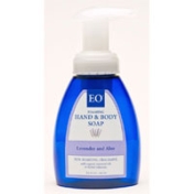 Foaming hand and body soap lavender and aloe, 8.5 oz