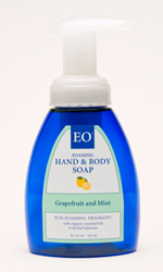 Foaming Hand and Body Soap Grapefruit and Mint 8.5 oz from EO PRODUCTS