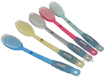 Feng Shui Back Brush with Ergo Grip - earth frosted yellow 1 pc from EARTH THERAPEUTICS