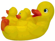 Rubber Duckie Family 4 pc from EARTH THERAPEUTICS