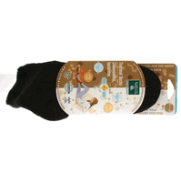 Thermal double layer socks beige  white, 1 pair