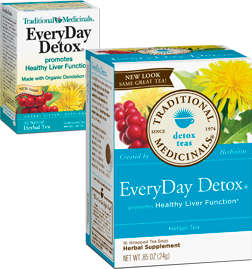 TRADITIONAL MEDICINALS TEAS: Everyday Detox Tea 16 bags