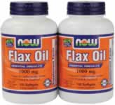 NOW: FLAX OIL 1000mg TWIN 2 100 SGELS