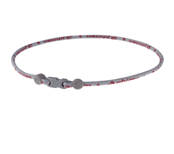 Phi-ten usa - Titanium necklace star style red-gray 18inch 1 pc