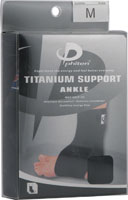 PHI-TEN USA: Titamium Ankle Support Blk Med 1 pc