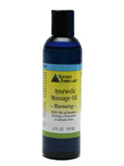 Ayurvedic massage oil warming, .5 oz