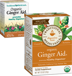 TRADITIONAL MEDICINALS TEAS: Ginger Aid Tea 16 bags