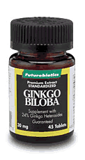 Ginkgo Biloba 45 tabs from FUTUREBIOTICS