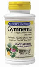 Gymnema Standardized Leaf Extract 60 vegicaps from NATURE'S ANSWER