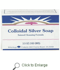 Heritage products - Colloidal silver soap 3.5 oz