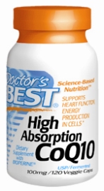 Doctors Best: High Absorption CoQ10 100mg 120 Vcaps
