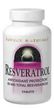 Resveratrol 100mg 120 tabs from SOURCE NATURALS