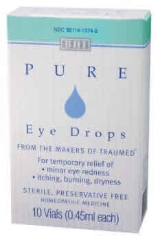 Pure Eye Drops .45 ml x 10 vials from HEEL