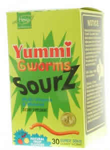 Sourz Gworms Vitamin-C 30 worms from YUMMI BEARS (HERO NUTRITIONAL PRODUCTS)