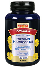 Evening Primrose Oil 1300mg Organic 60 softgels from HEALTH FROM THE SUN