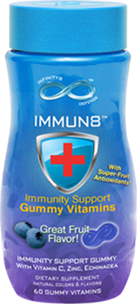Immun 8 adult gummy antioxidant, 60CT