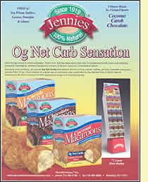 Macaroon,dutch chocolate Case of 24 / 2 OZ from Jennies