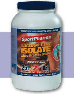 LACTOSE FREE ISOLATE CHOC 2LB 2 LB from SPORTPHARMA USA
