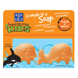 Orange U Smart Whale Soap Duopack 4 oz/2pc from KISS MY FACE