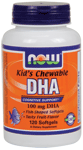 Kids chewable dha 100mg, 120 Gels
