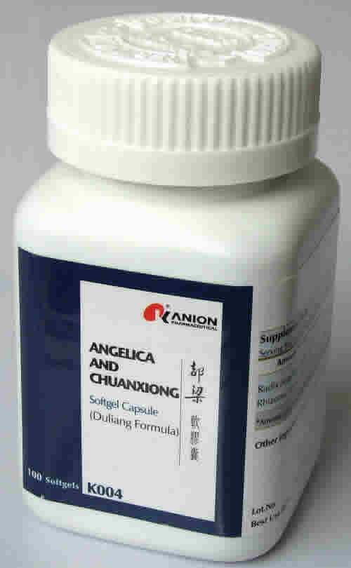 Angelica and Chuanxiong (Du Liang Formula) 100sg from HONSO USA/JAPANESE HERBAL KAMPO
