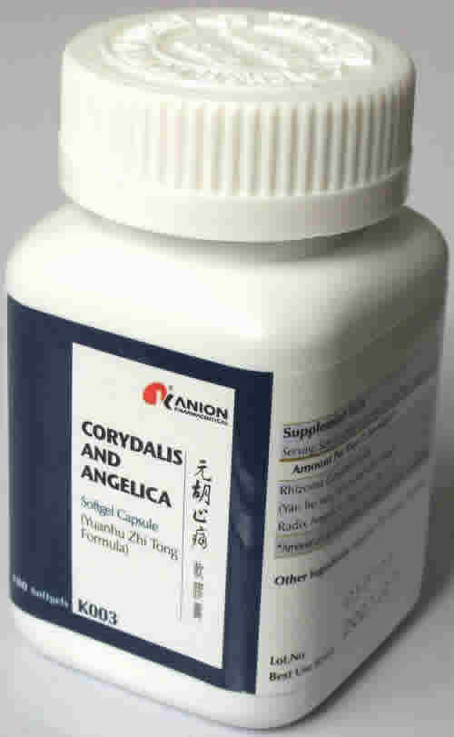 Honso usa: Corydalis and Angelica (Yuan Hu Formula) 100sg