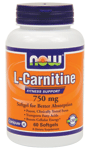 Now - L-carnitine 750mg 60 Gels