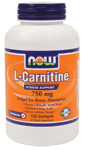 Now - L-carnitine 750mg 120 Gels